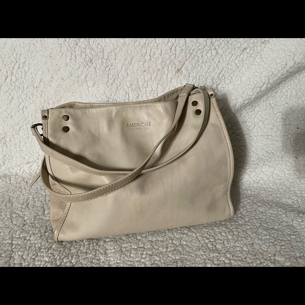 American Leather Company Lenox Triple Entry Satchel